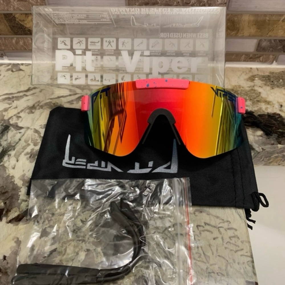 ❇️V24 Pit Style Polarized Sunglasses Driving Sports Outdoor, Pit Viper Theme